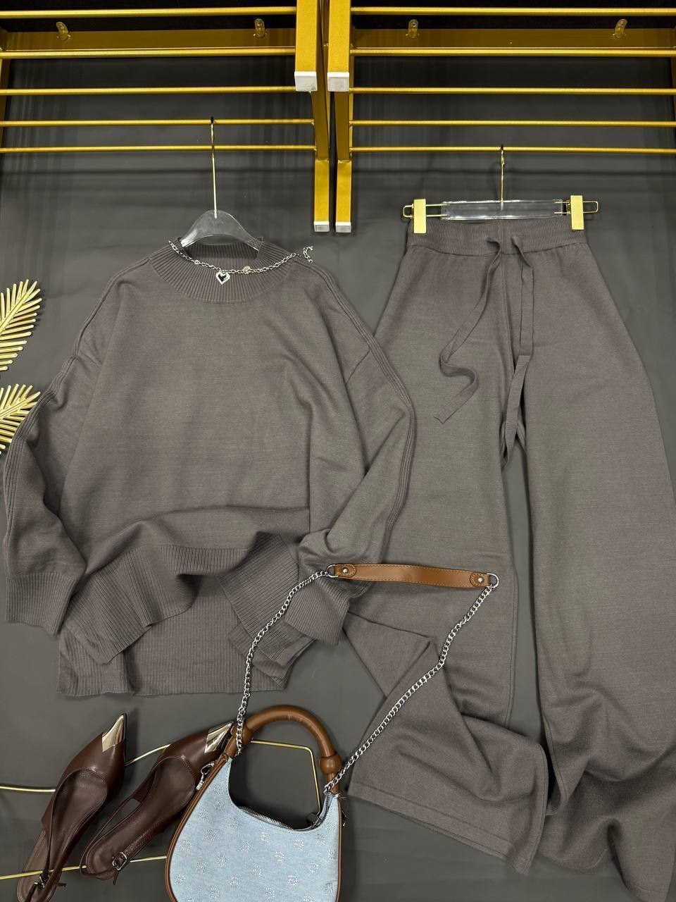 костюм двойка кашемир,трикотажные костюмы,трикотажные костюмы женские,костюмы комплекты,костюм повседневный