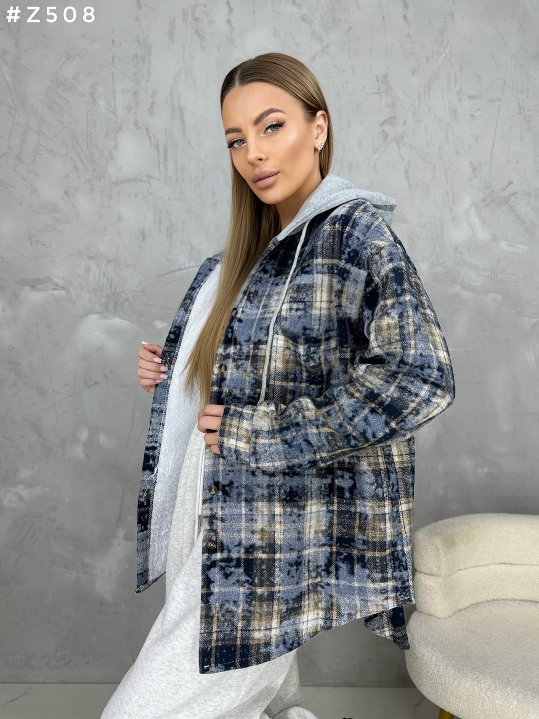 рубашка с капюшоном,рубашка женская в клетку оверсайз,рубашка оверсайз в клетку с капюшоном,рубашка с капюшоном оверсайз,рубашка теплая