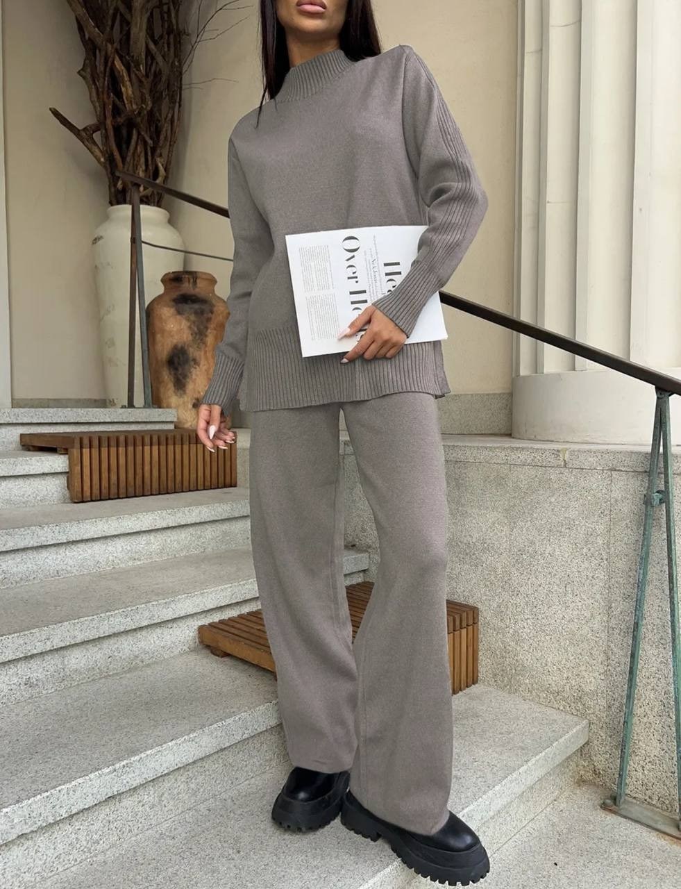 костюм двойка кашемир,трикотажные костюмы,трикотажные костюмы женские,костюмы комплекты,костюм повседневный