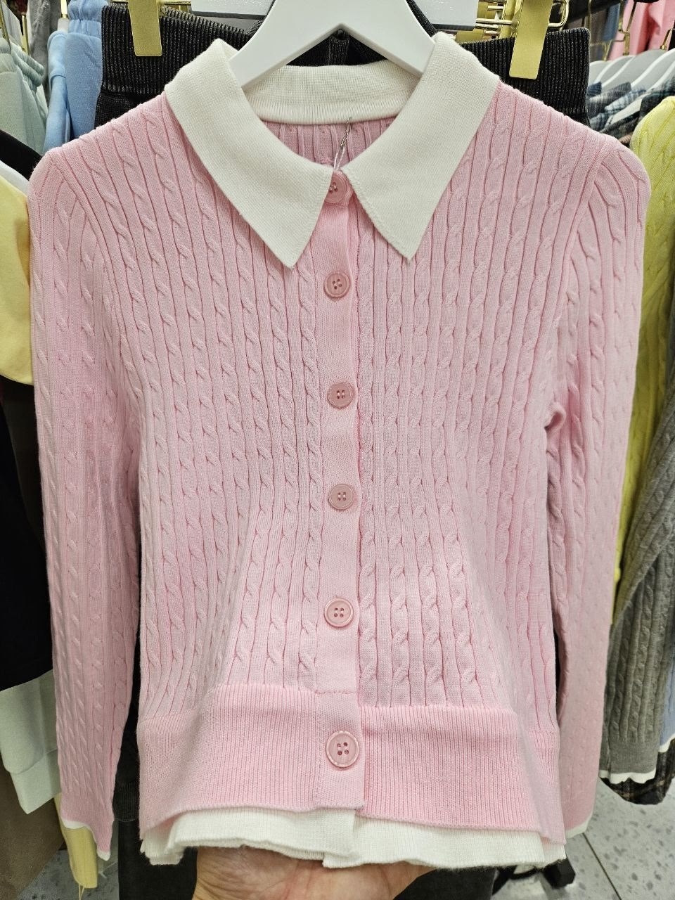 кофта с воротником,кардиган с воротником,женская кофта,свитер с воротником,кардиган женский