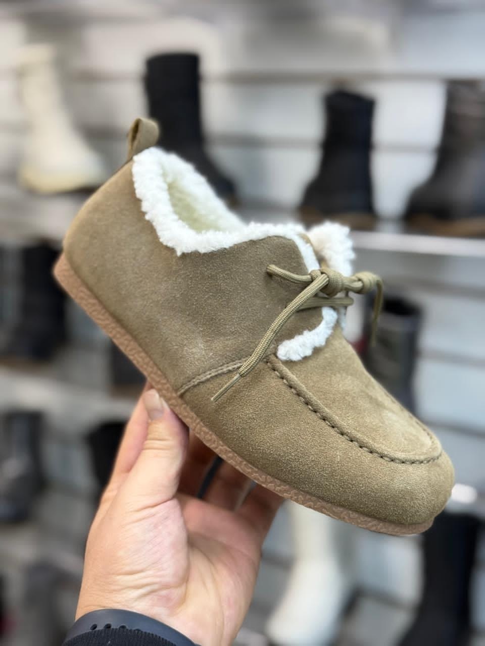 , женская зимняя,мокасины на меху, женская,теплая