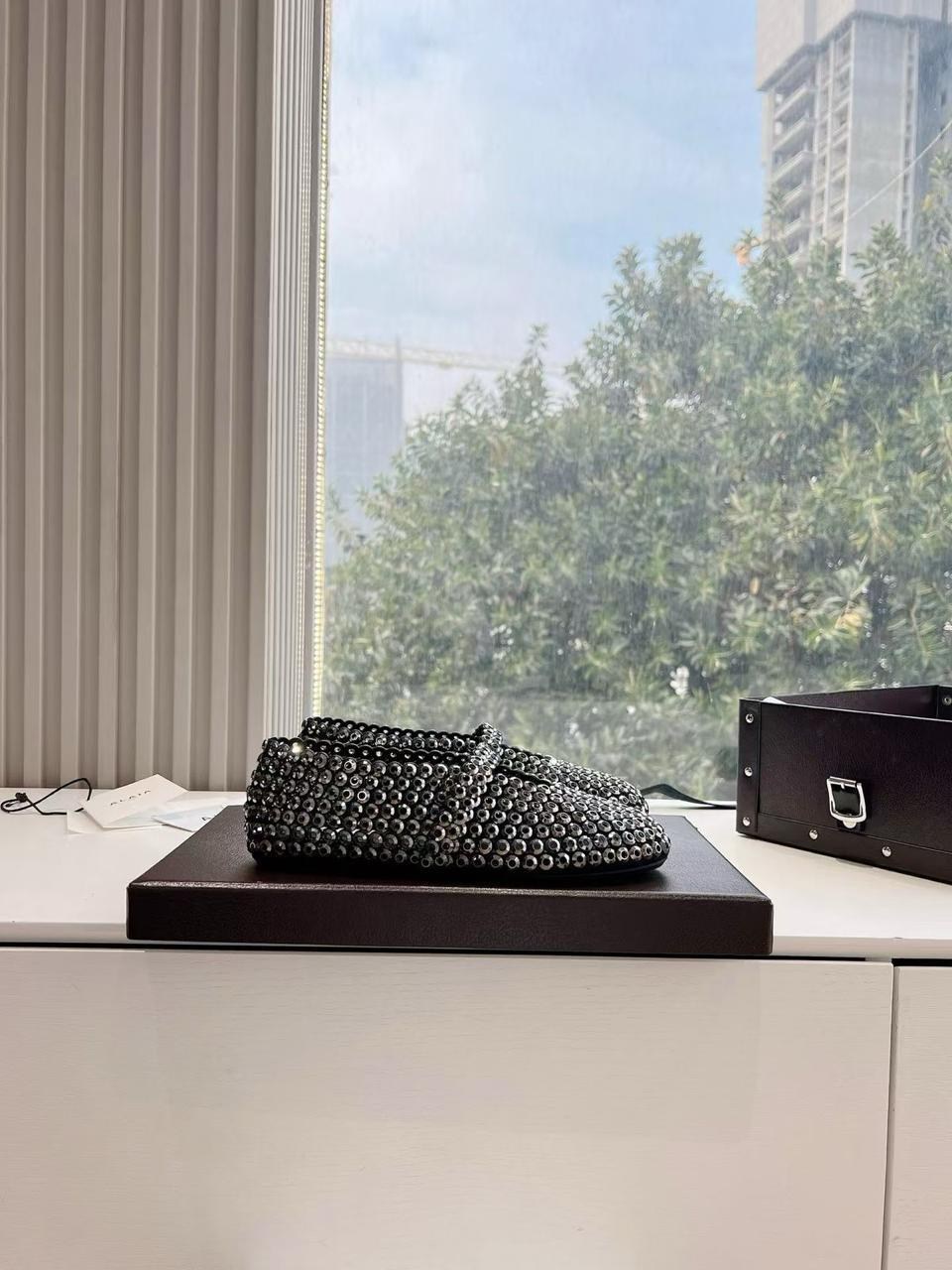 балетки alaia,, женская, лето 2025,женские балетки