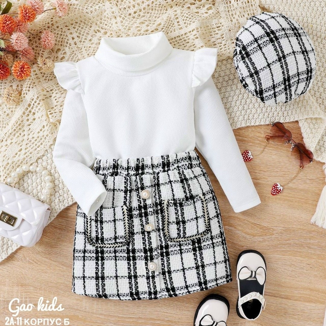комплект одежды для девочек,костюм с юбкой для девочки,комплект детской одежды для девочки,одежда для маленьких девочек,одежда для девочки