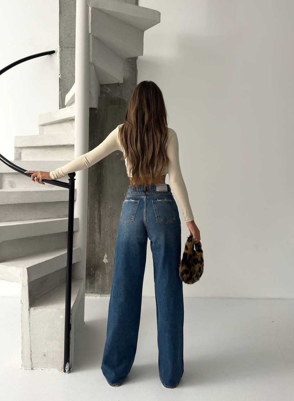 женские широкие джинсы,джинсы широкие,женские джинсы,стильные джинсы,джинсы брюки