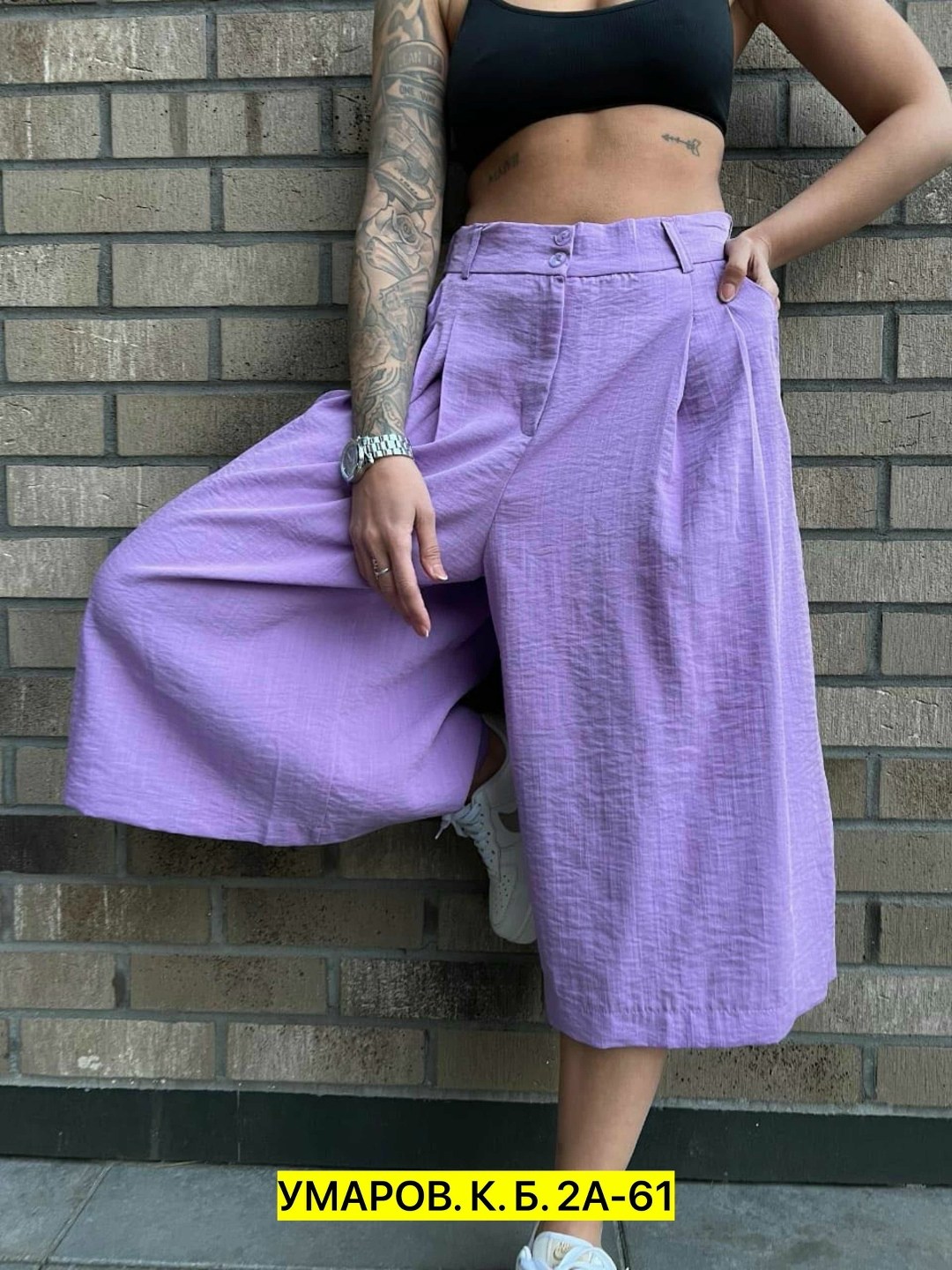 штаны лен,юбка брюки,женские бриджи,брюки кюлоты,сиреневые кюлоты