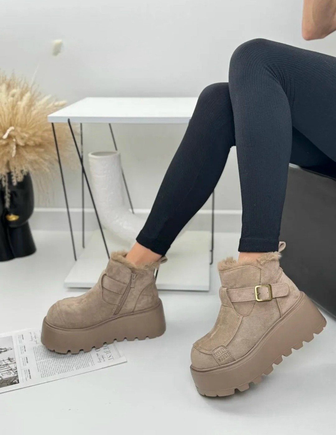 ,женские угги, женская,зимняя  женская,стильные ботинки