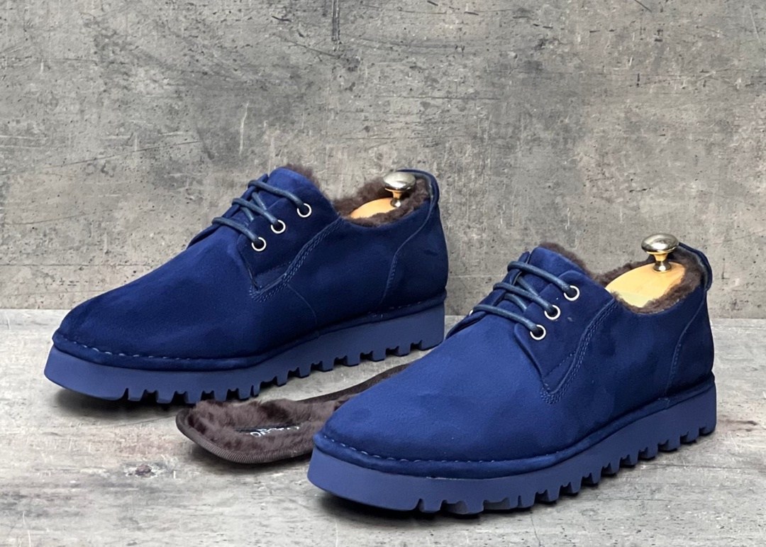 ,мужская ,ботинки феллини замшевые мужские зимние синие,туфли мужские,туфли мужские замшевые