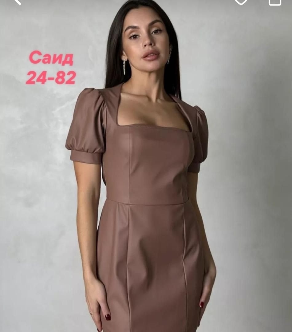 платье,платье из экокожи,кожаное платье,платье кожаное мини,элегантное платье