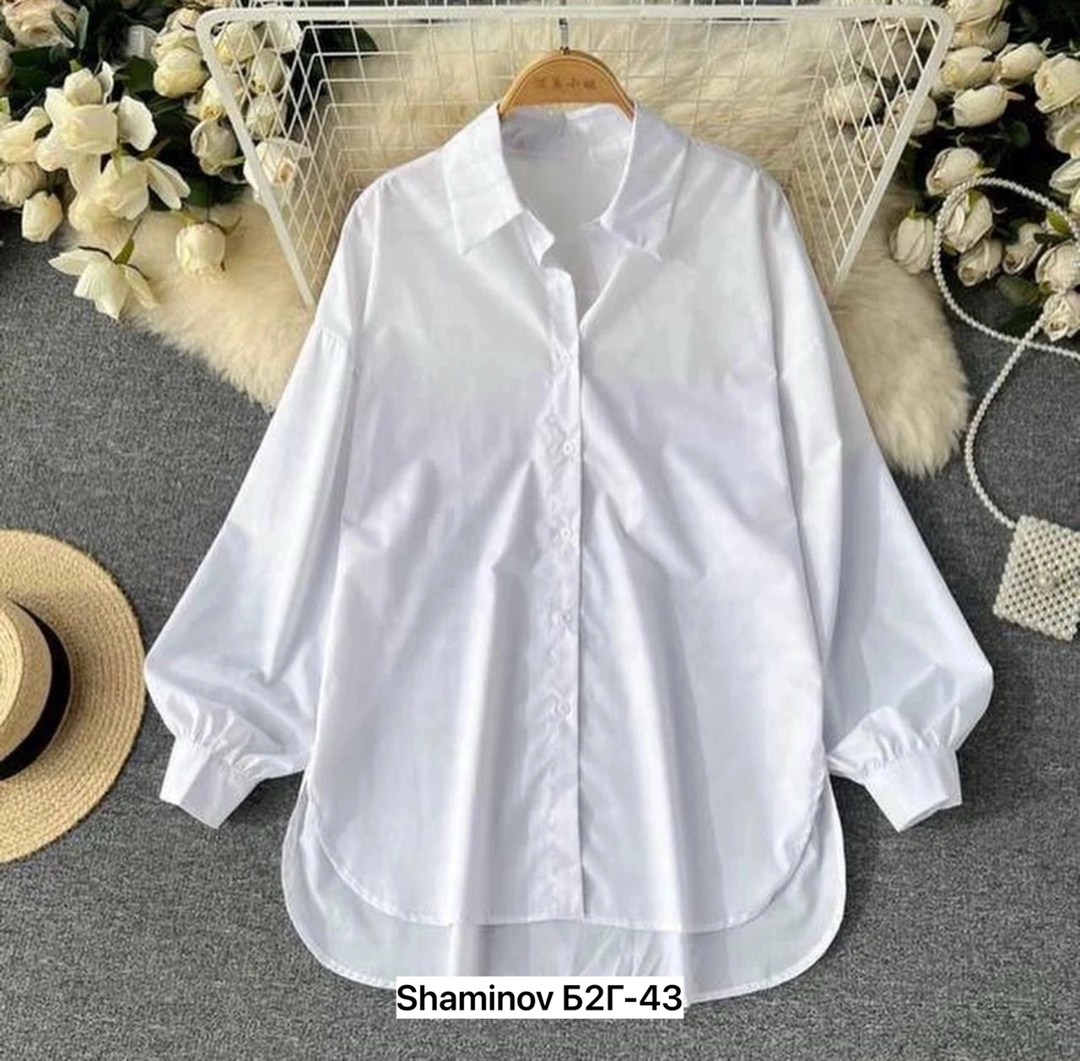 белая женская рубашка,рубашка женская,базовая женская рубашка,рубашка оверсайз белая белая,свободная рубашка