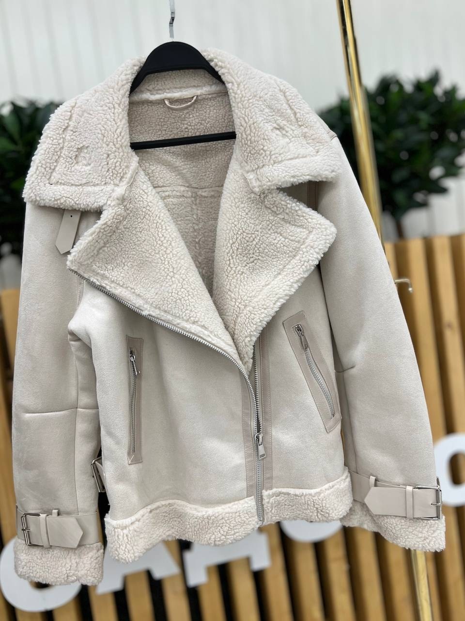авиатор дубленка,дубленка зимняя,короткая дубленка,женская дублёнка,белая дубленка