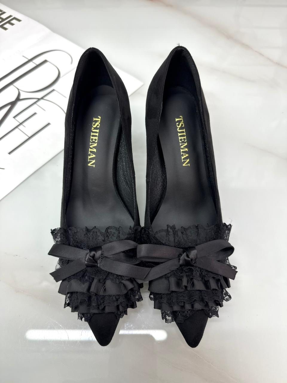 женские туфли лодочки,,женские туфли на высоком каблуке,туфли с бантами,туфли женские