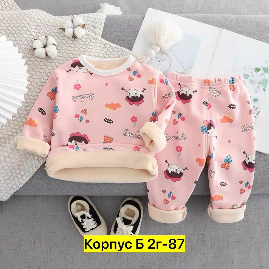 комплект пижама,пижама для девочек,пижама для малыша,теплая пижама,комплект одежды девочке