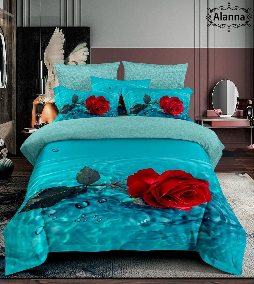 комплект постельного белья,комплект постельного белье евро,постельного белья,постельное белье vega сатин,комплект постельного белья alanna