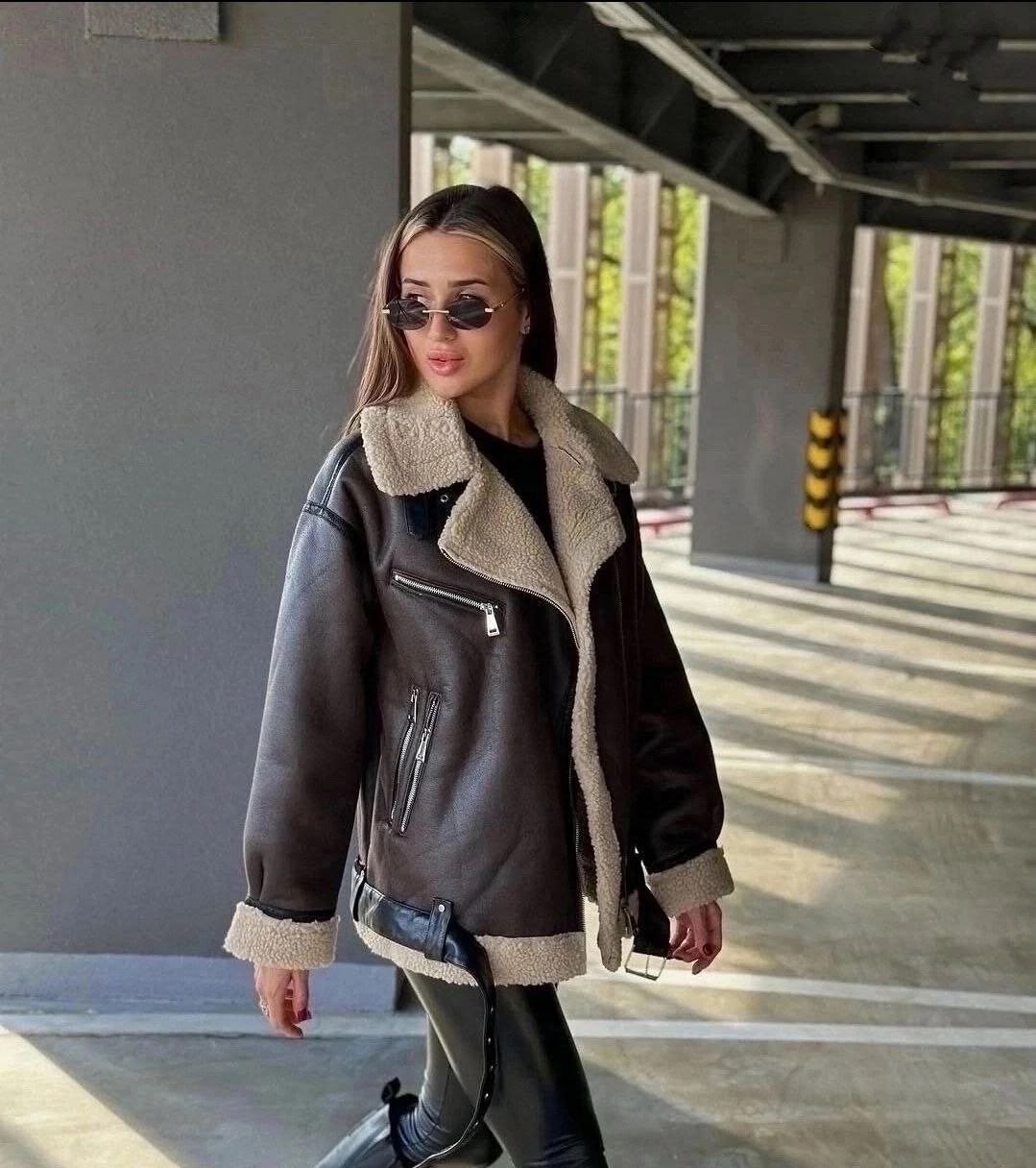 дубленка женская авиатор короткая,дубленка авиатор,дубленка женская,дубленка искусственная женская,теплая куртка