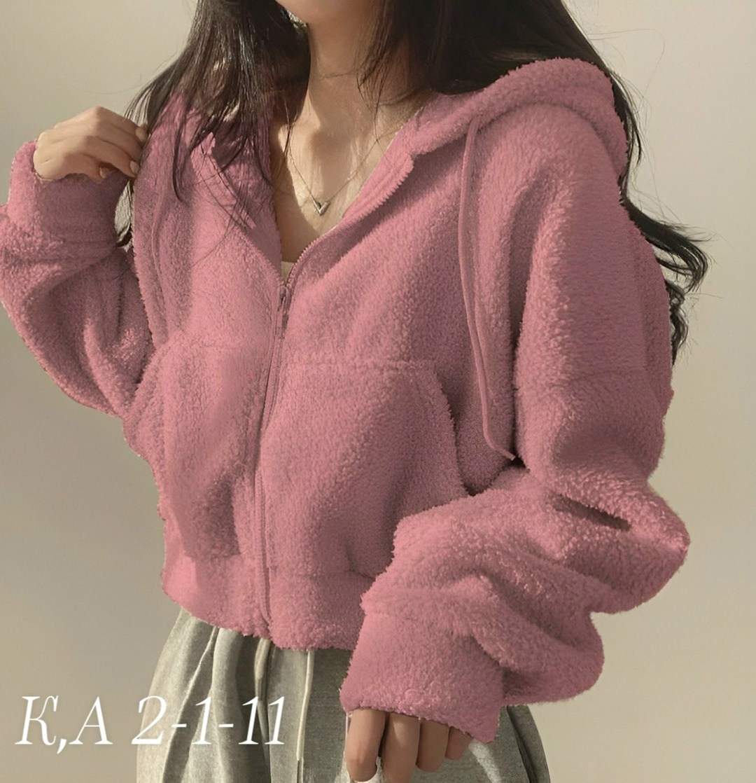 короткая куртка,куртка из искусственного меха женская,куртка из искусственного меха,теплая куртка,плюшевая куртка