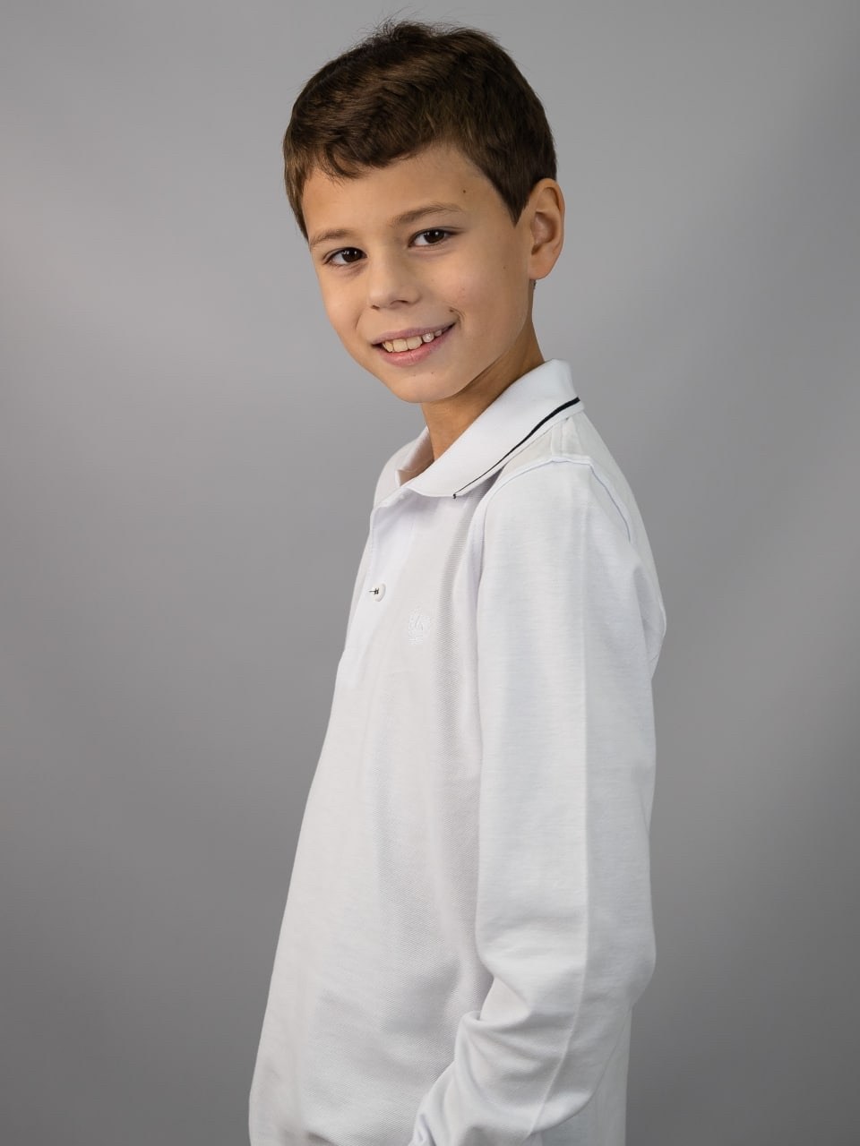 джемпер школьный,поло для мальчика,белая рубашка поло,поло с длинным рукавом для мальчика,одежда для школьников