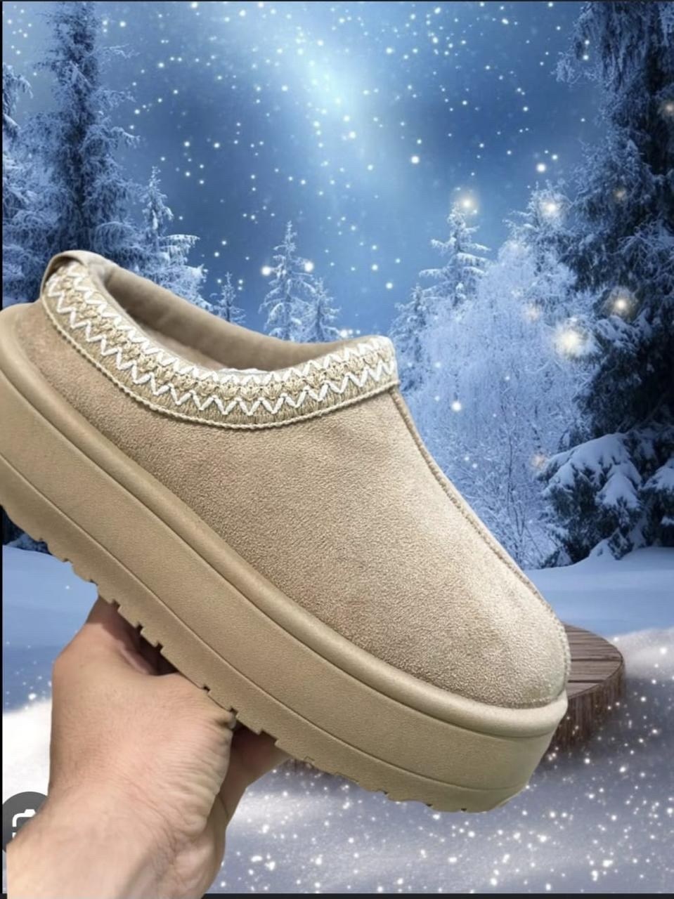 ,зимние тапочки, теплая,модная ,женские обуви