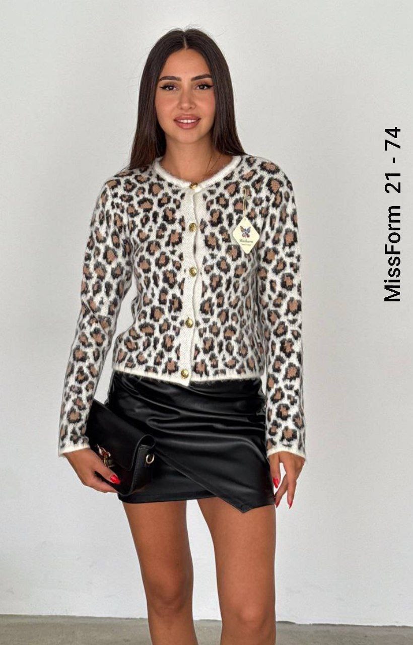леопардовый кардиган остин,женская кофта,кардиган леопардовый,кардиган леопард,кофта кардиган