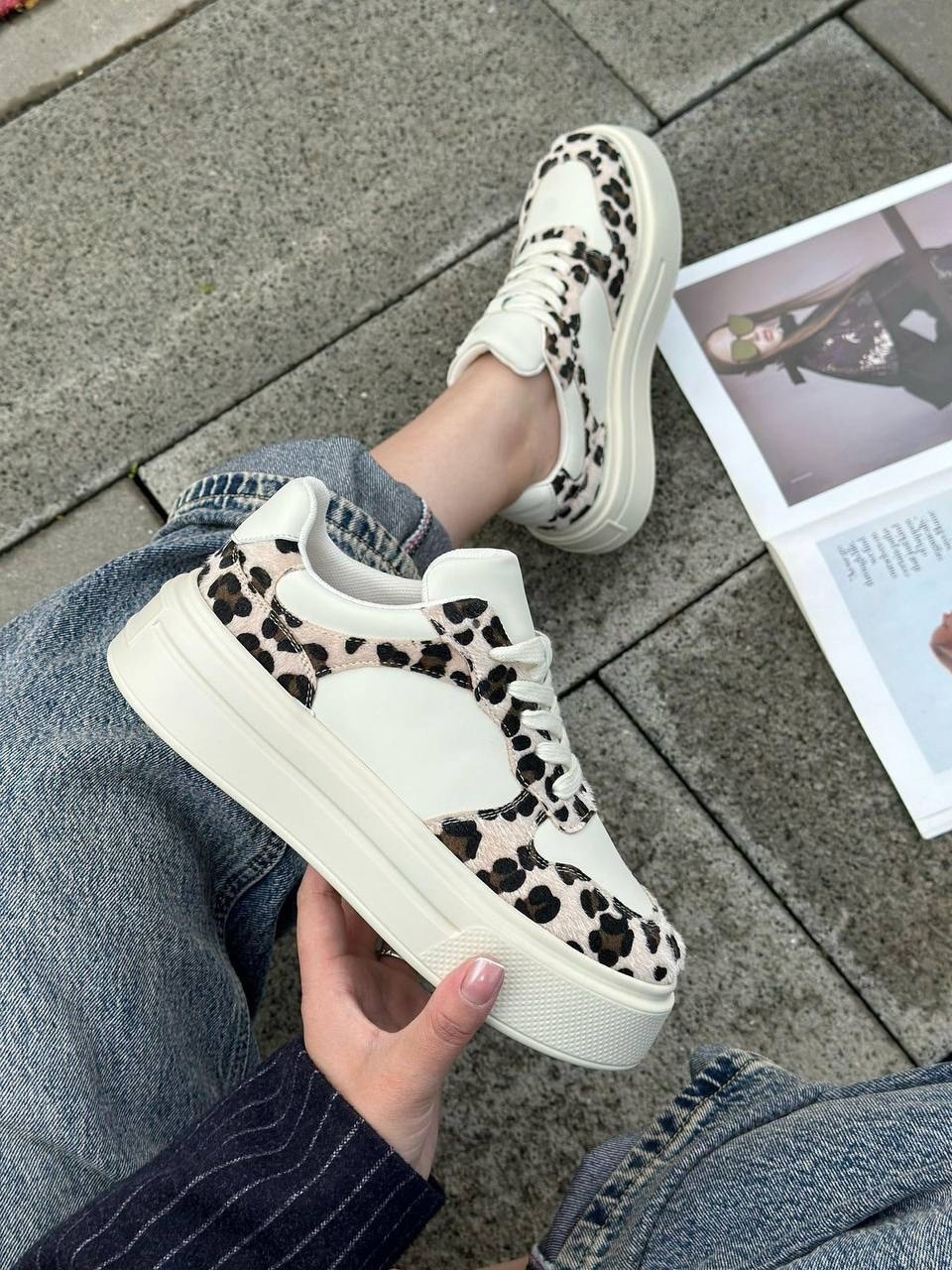 , женская,кроссовки леопардовые,кроссовки женскиe,женские кроссовки с леопардовым принтом
