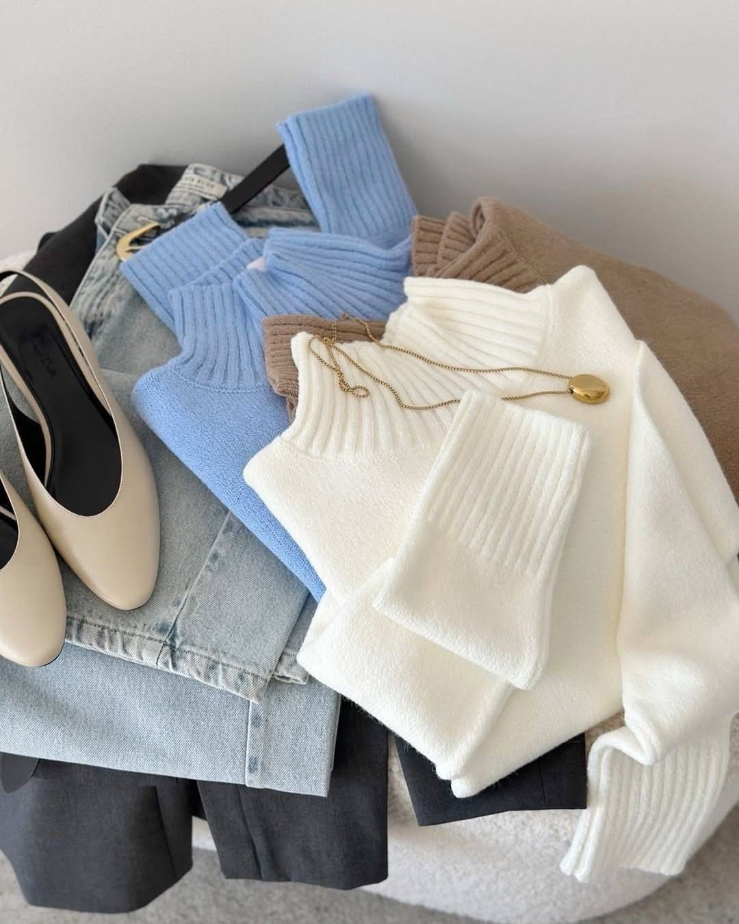 свитер с высоким воротом,оверсайз свитер,свитер кашемир,свободный свитер,свитер с воротником