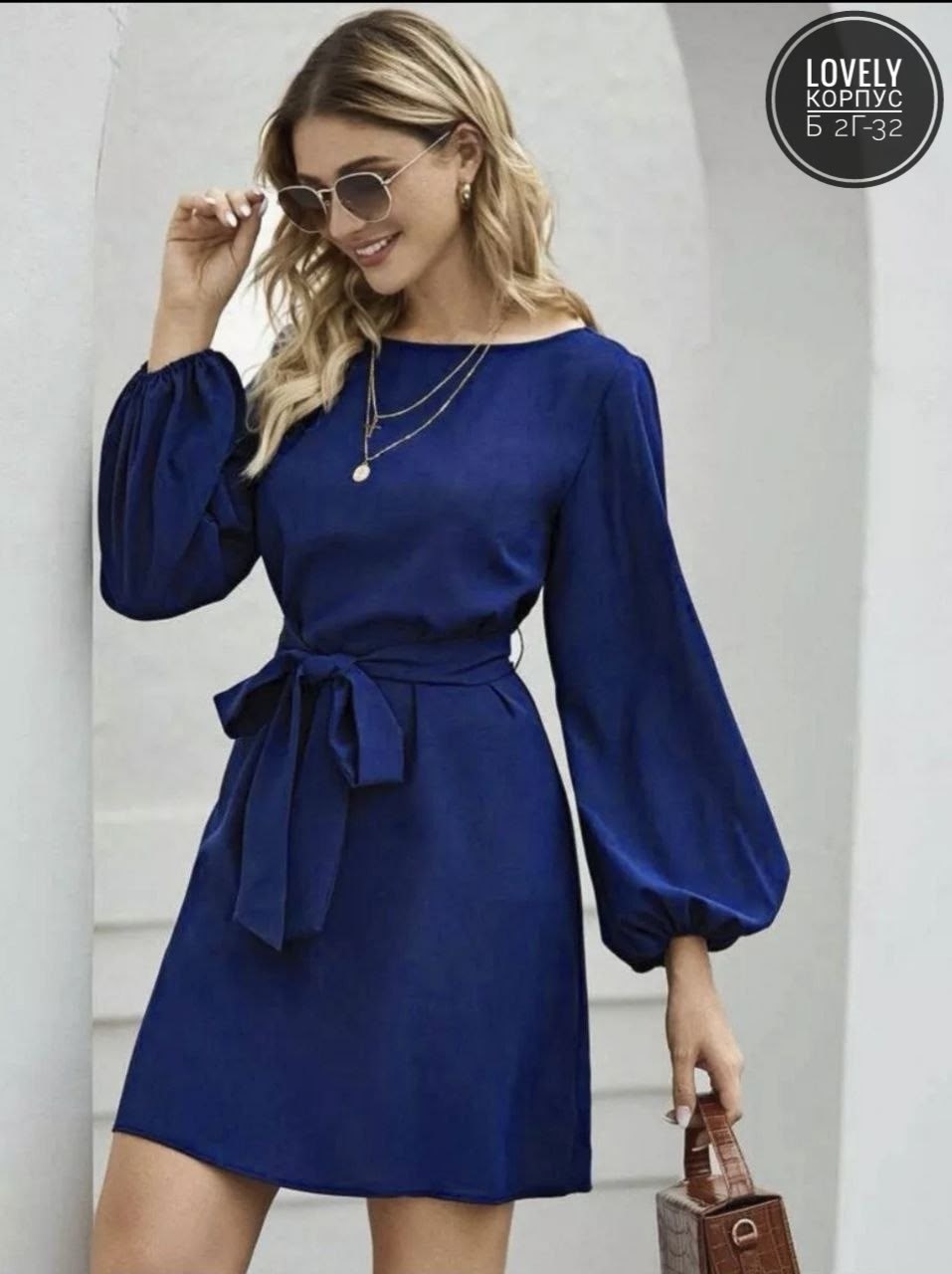 платье с поясом,элегантные платья,платье фонарик,женское платье с поясом,женское платье с длинными рукавами