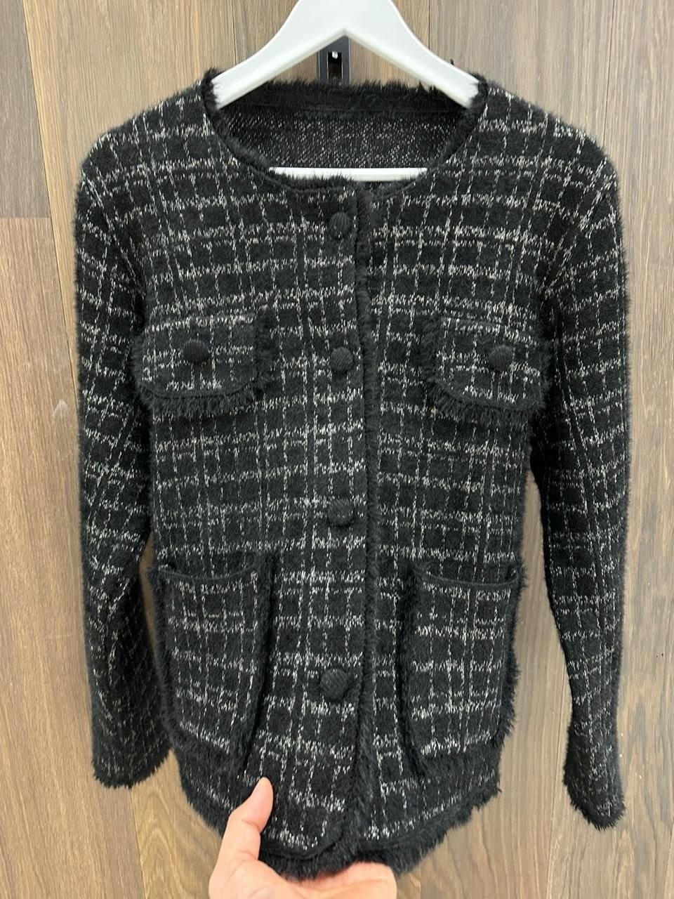вязаные кардиганы,женский твидовый пиджак,повседневная куртка,твидовая куртка,жакет