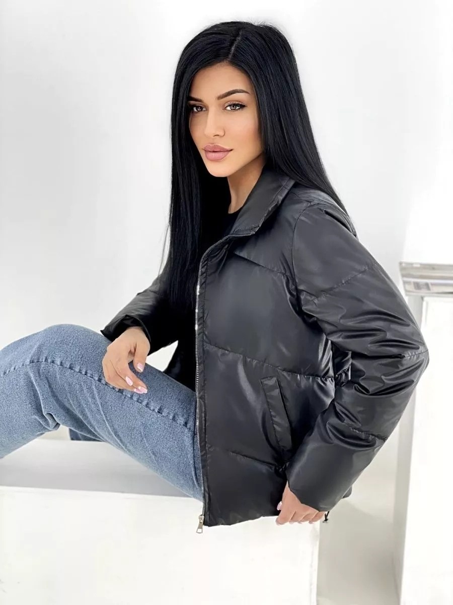 женская куртка из экокожи,куртка из экокожи,куртка женская демисезонная из экокожи,утепленная куртка из экокожи женская,куртка из экокожи короткая