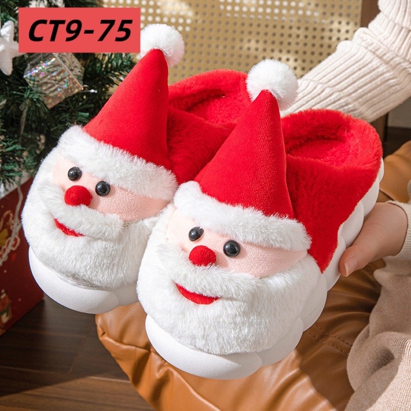 новогодние тапочки,тапочки мягкие домашние,тапочки зимние,,плюшевые домашние тапочки