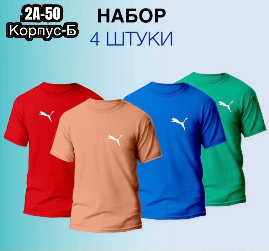 набор футболок 4 шт,футболка набор 3 штуки,мужская футболка,набор футболка,футболки и майки