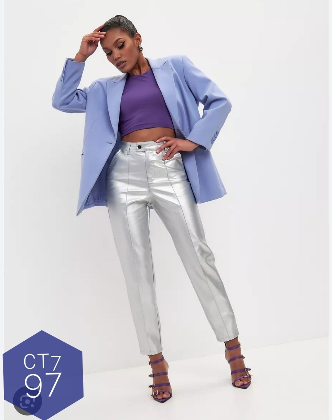 серебряные брюки,брюки серебро,повседневные брюки,брюки металлик,женские кожаные брюки