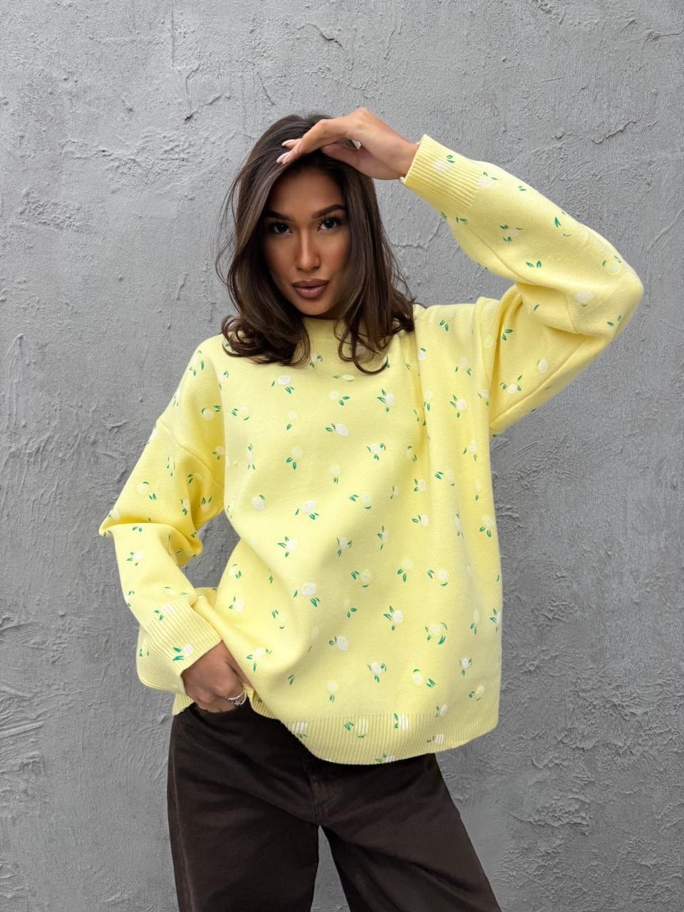 модные свитера,модный джемпер,кофта женская,кофта оверсайз,желтый свитшот