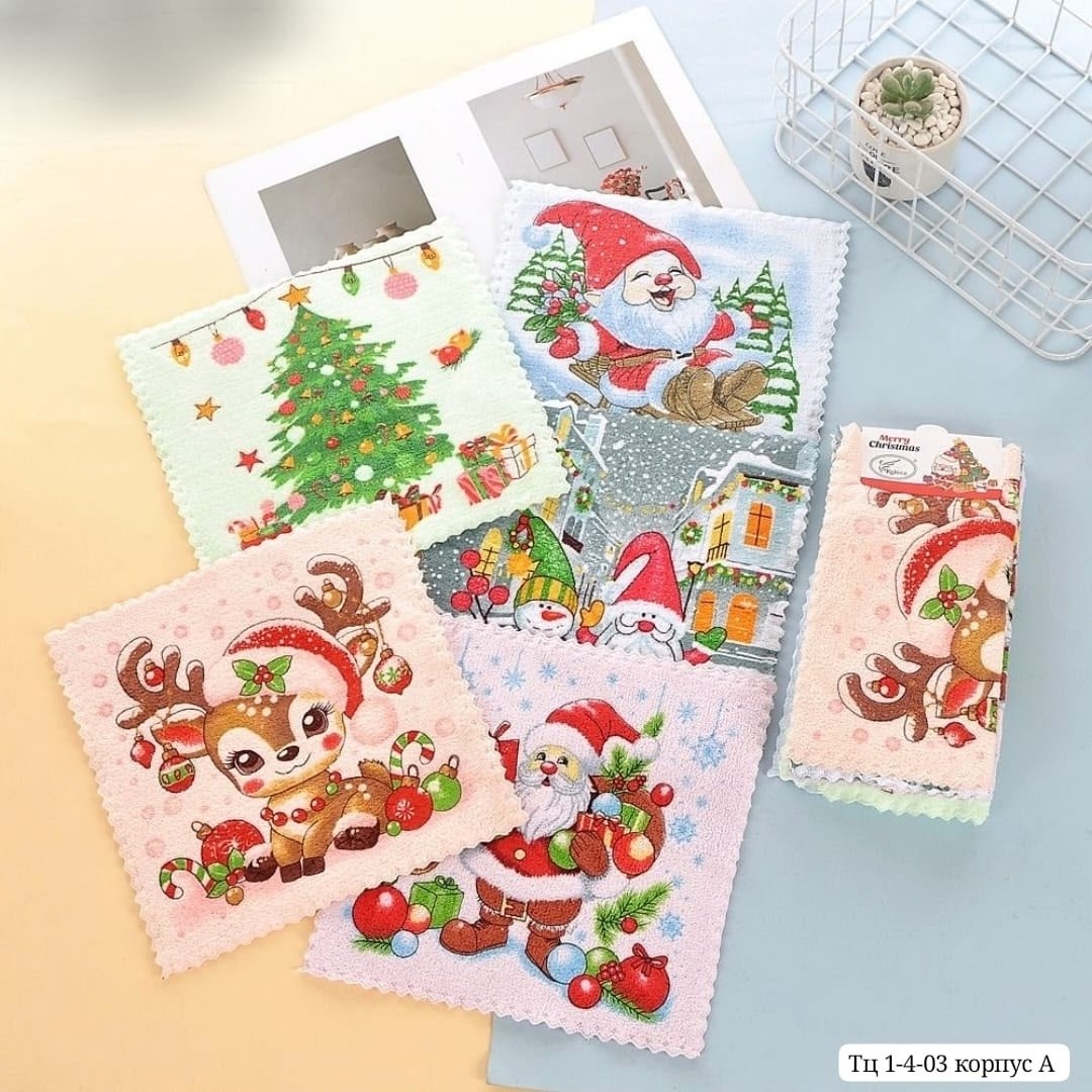 новогоднее полотенце,салфетка новогодняя,набор салфетка,салфетка,кухонные полотенца