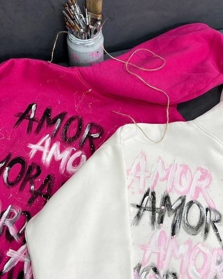 худи оверсайз с капюшоном,толстовка амор,толстовка в стиле,толстовки женская,модная толстовка