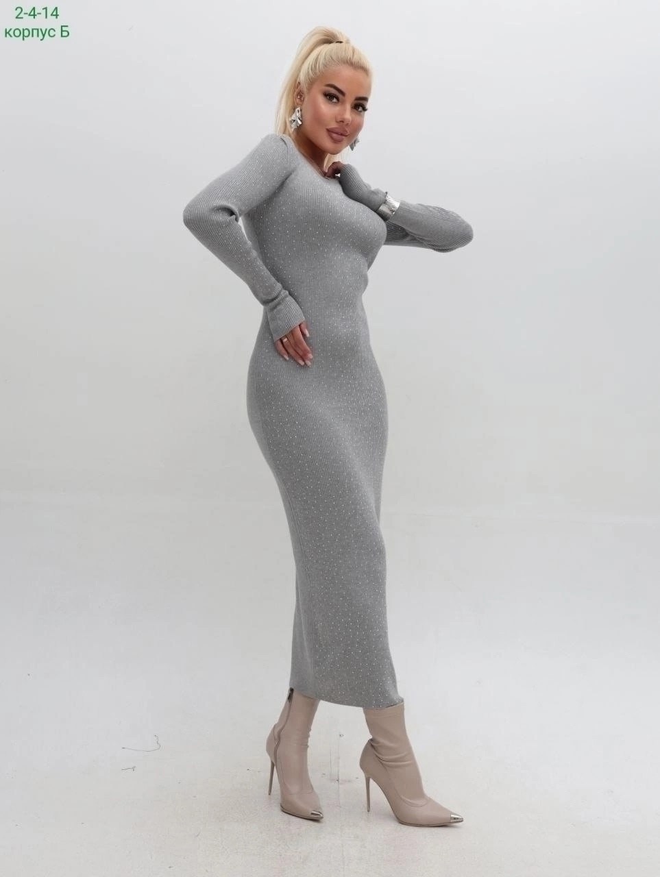 платье трикотажное праздничное,платье трикотажная,теплое платье женское,платье лапша,платье серое трикотажное