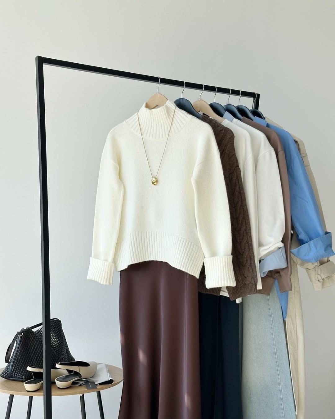 свитер с высоким воротом,оверсайз свитер,свитер кашемир,свободный свитер,свитер с воротником