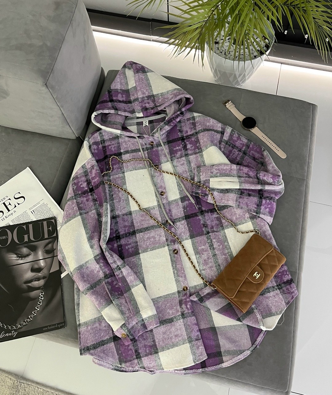 рубашка в клетку,рубашка в клетку женская,теплая рубашка оверсайз в клетку с капюшоном,рубашка с капюшоном,рубашка оверсайз в клетку с капюшоном