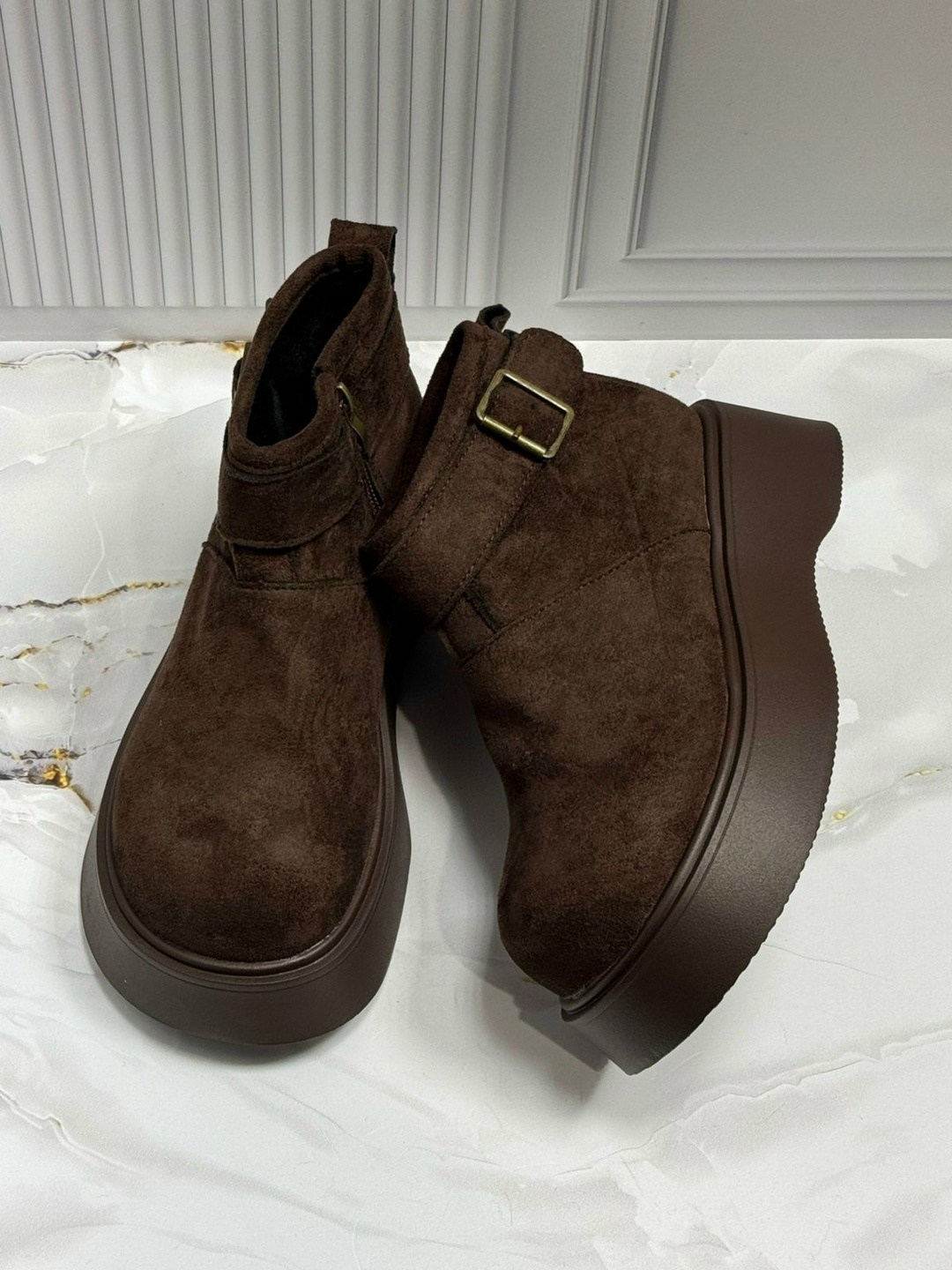 ,ботильоны женские на платформе,ботильоны на платформе замшевые, женская,ботильоны на платформе