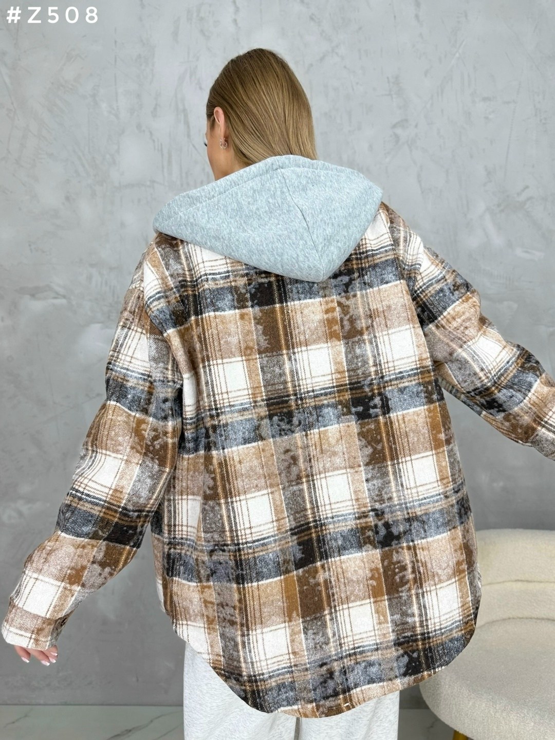 рубашка с капюшоном,рубашка женская в клетку оверсайз,рубашка оверсайз в клетку с капюшоном,рубашка с капюшоном оверсайз,рубашка теплая
