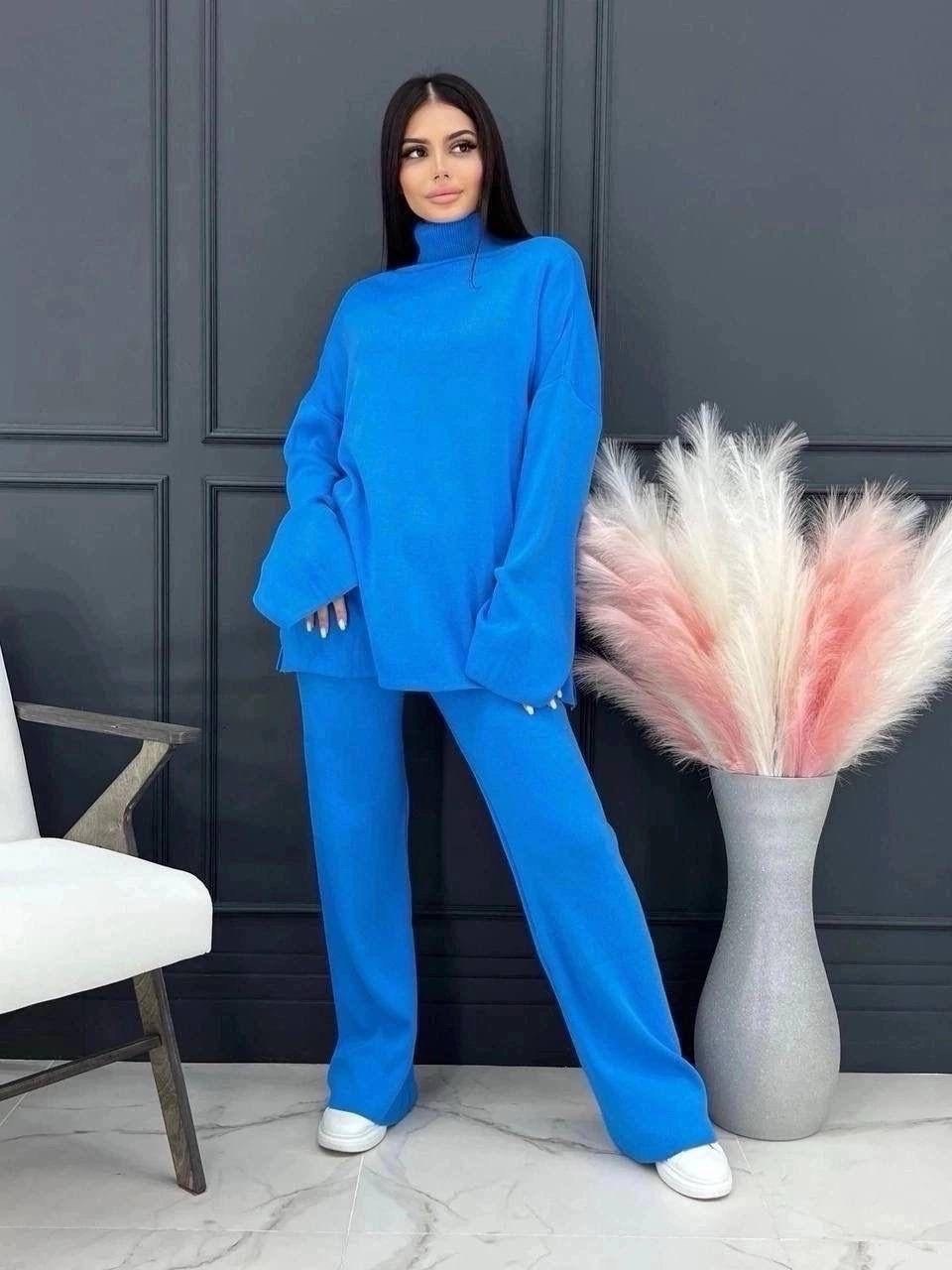 теплый трикотажный костюм,теплый костюм с брюками,трикотажные костюмы женские,костюм повседневный,трикотажные костюмы