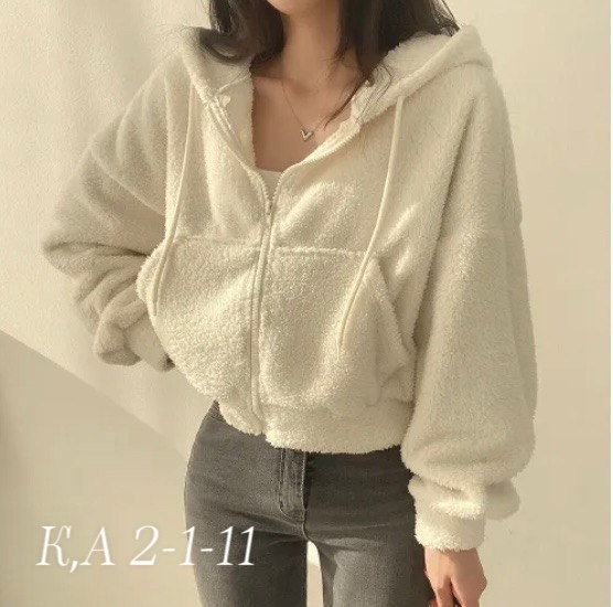 короткая куртка,куртка из искусственного меха женская,куртка из искусственного меха,теплая куртка,плюшевая куртка