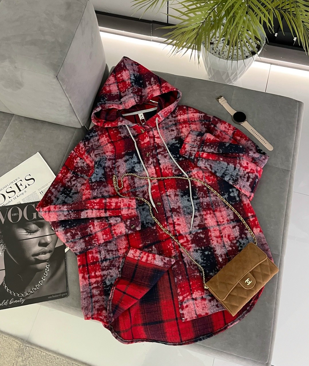 рубашка в клетку,рубашка в клетку женская,теплая рубашка оверсайз в клетку с капюшоном,рубашка с капюшоном,рубашка оверсайз в клетку с капюшоном