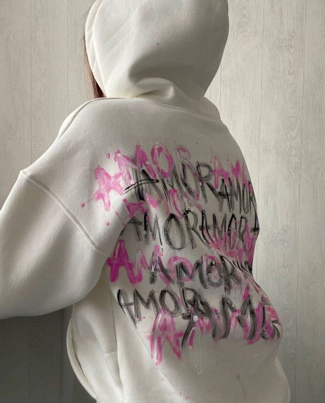 худи оверсайз с капюшоном,толстовка амор,толстовка в стиле,толстовки женская,модная толстовка