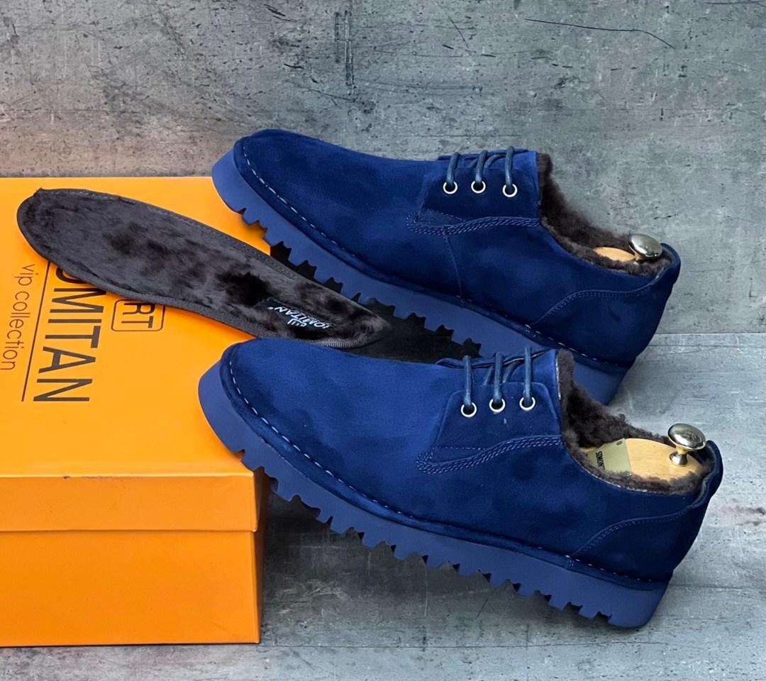 ,мужская ,ботинки феллини замшевые мужские зимние синие,туфли мужские,туфли мужские замшевые