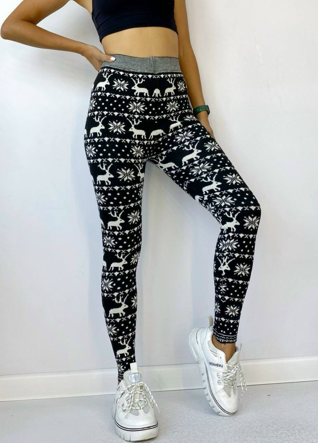 лосины теплые,лосины теплые женские,лосины с оленями,женские легинсы,лосины на меху