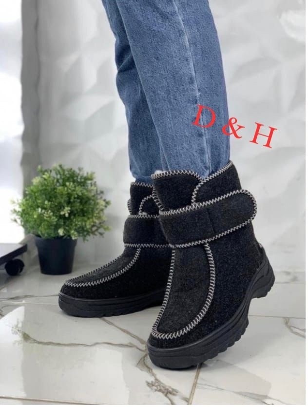 женская зимняя,,полусапожки теплые,валенки женские,женские угги войлочные утепленные