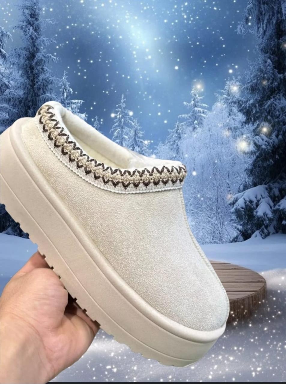 ,зимние тапочки, теплая,модная ,женские обуви
