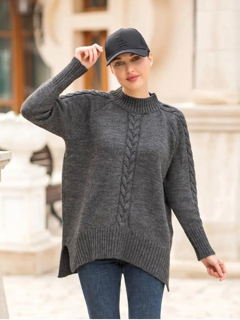 свитера женские,джемпер,удлиненный джемпер,свитер женский джемпер,джемпер с удлиненной спинкой