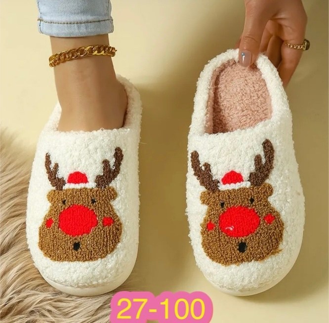 домашние тапочки,теплые домашние тапочки,тапочки зимние,тапочки женские,тапочки новогодние