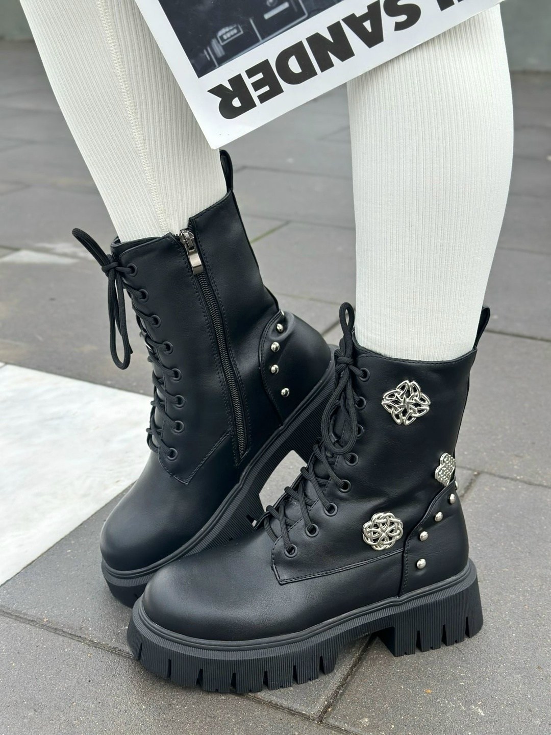 ,ботинки женские, женская зимняя,модные ботинки,женская