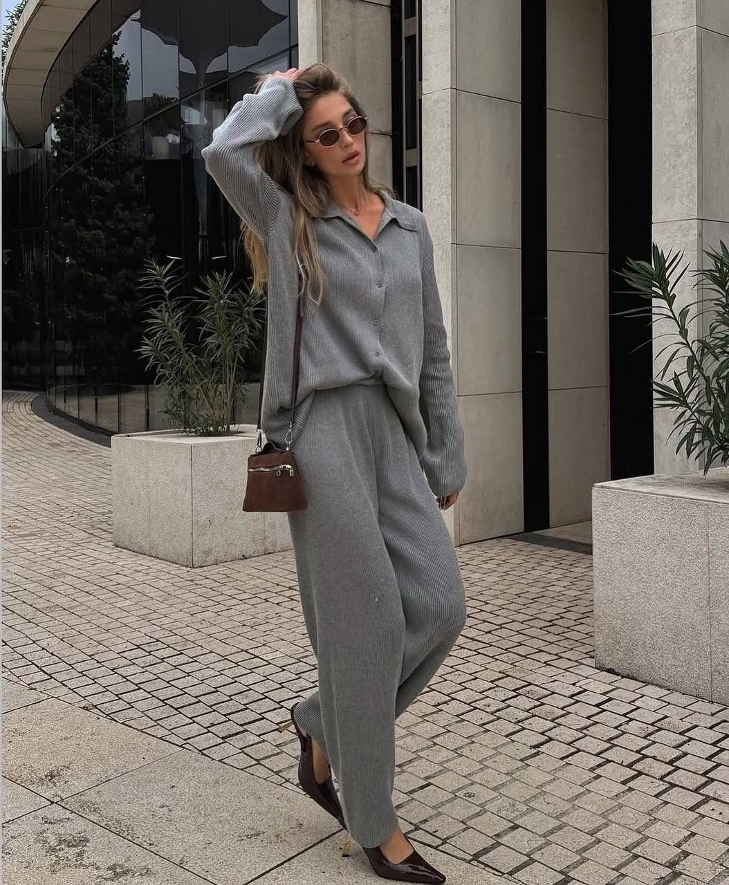 модные образы,мода стиль,стильные образы,трикотажные костюмы,уличная мода